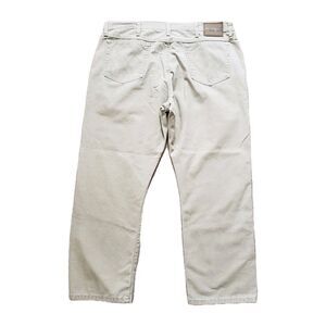 Wrangler Rugged Wear Size 40x29 Mens Light Brown Straight Leg Canvas Pants